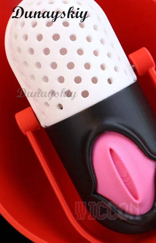 Anime ALastor Cosplay Hotel Staff Microphones 3D Pvc Cane Props Headwear Halloween Carnival Party Accessories Sets