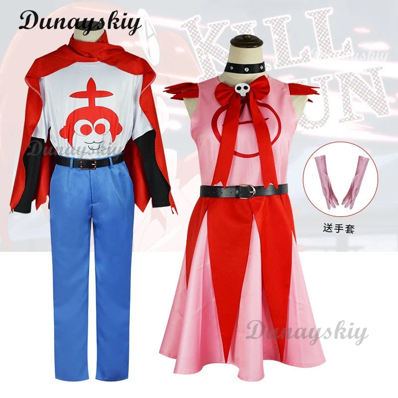 Anarchy Cosplay Anime Mahou Shoujo Magical Destroyers Cosplay Costume Girls Dress Halloween Party Suit for Women