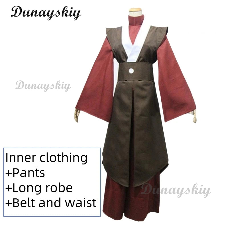 New Anime Avatar The Last Airbender Mai Cosplay Costumes Wig Halloween Party Cosplay Clothes Customized