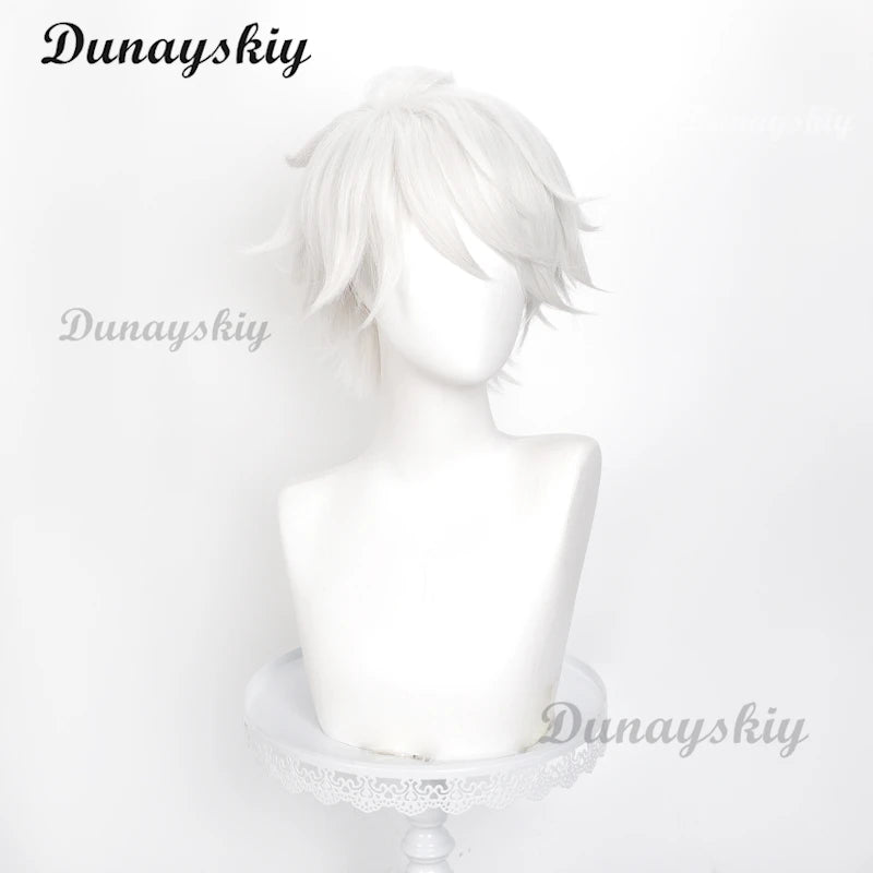 Anime To Be Hero X Queen Nice Cosplay Wig White Long Braids Halloween Party for Women Girls Carnival Props Gifts Carnival