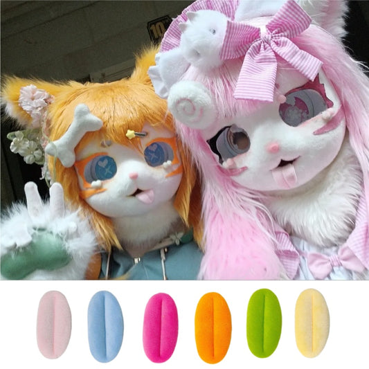 Furry Kigurumi Head Base Cosplay Cat Kig Cute Head Mask Headset Rabbit Doll Party Animal Costume Prop